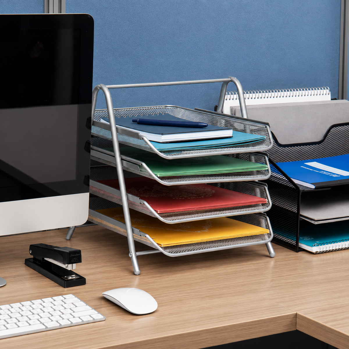 4-Tier Desktop File Organizer