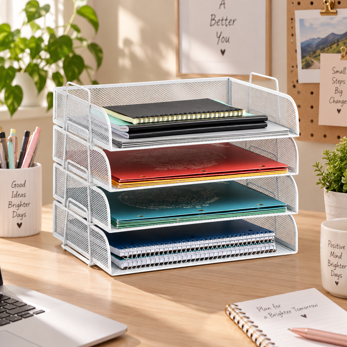 Stackable Metal Paper Organizer