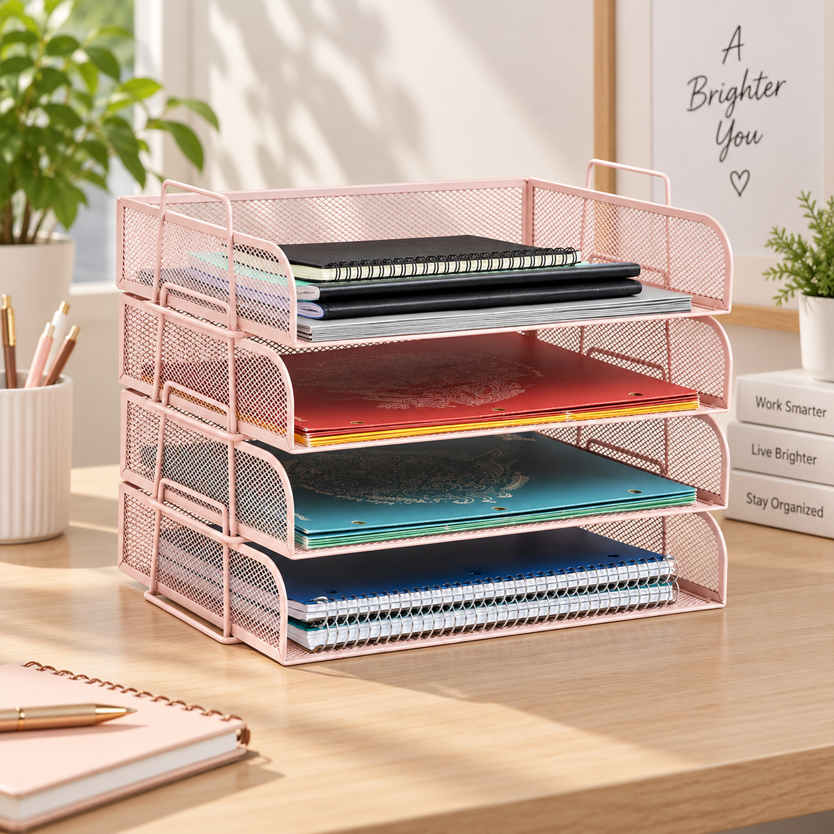 Stackable Metal Paper Organizer