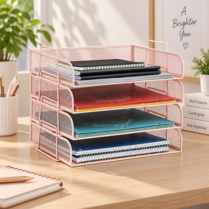 Stackable Metal Paper Organizer