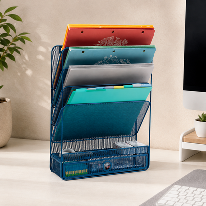 4-Tier Vertical File Organizer