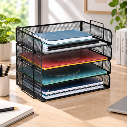 Stackable Metal Paper Organizer