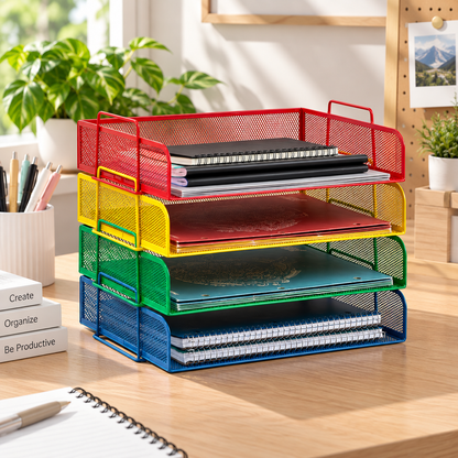 Stackable Metal Paper Organizer